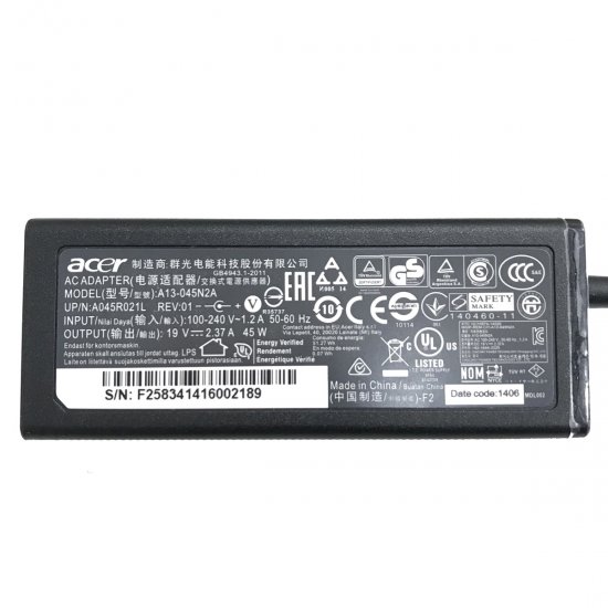 45W Acer Swift 5 SF514-53T-7715 Adapter Oplader Voeding Originele - Klik op de afbeelding om het venster te sluiten