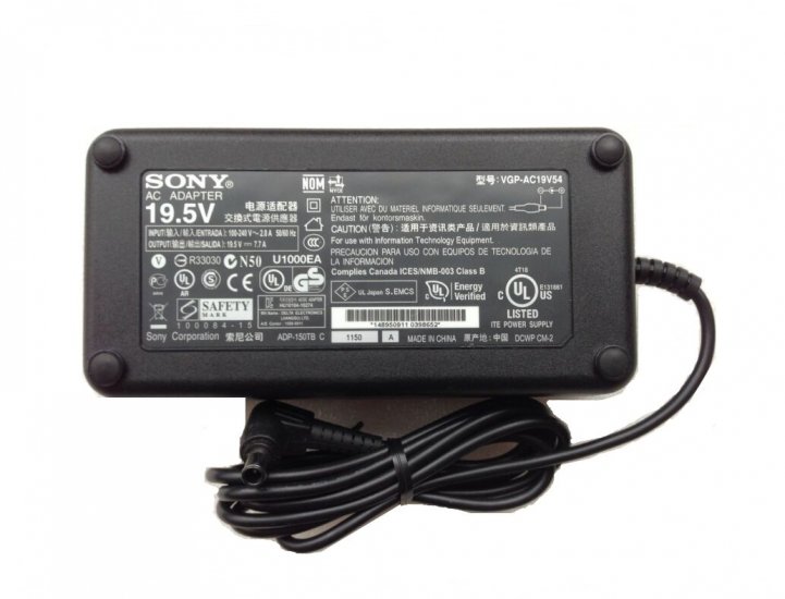 150W Sony Vaio VPCL238FC VPCF213FX VPCF213FX/BI Oplader Adapter + Netsnoer - Klik op de afbeelding om het venster te sluiten