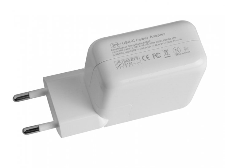30W USB-C Apple MacBook Air 13 MRE82N/A MREF2CR/A Adapter Oplader - Klik op de afbeelding om het venster te sluiten
