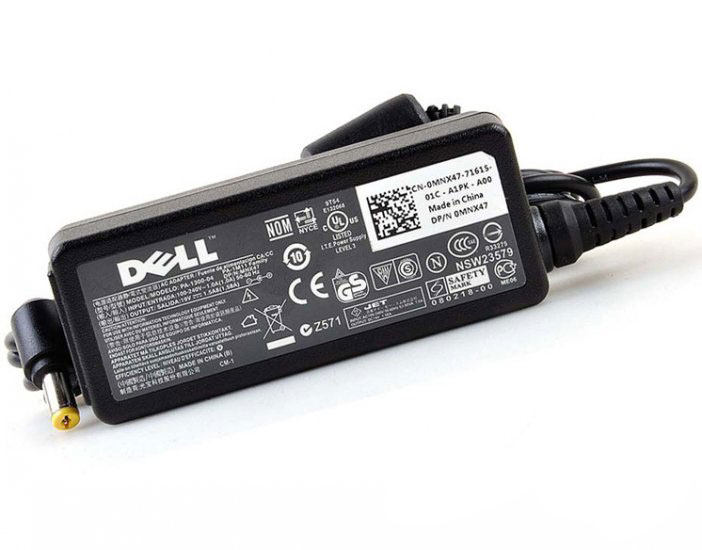 Originele 30W Dell Inspiron Mini iM1012-571OBK Oplader Adapter + Netsnoer - Klik op de afbeelding om het venster te sluiten